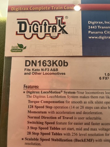 Digitrax dn163k0b n scale - digitrax,