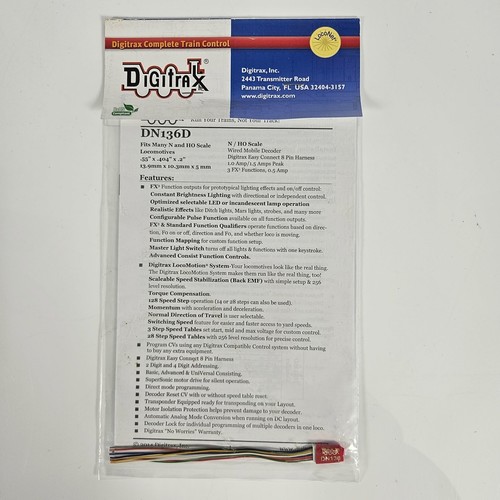 Digitrax dn136d wired mobile - dn136d,