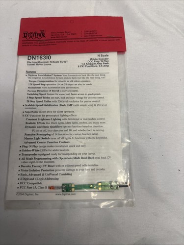 Digitrax dn163i0 scale dcc - scale,