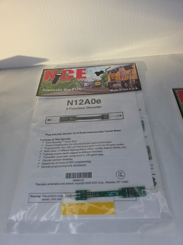 Nce n12a0e dcc decoder scale - decoder,