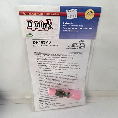 Digitrax scale decoder - digitrax, n