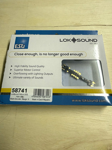Esu loksound micro dcc sound - loksound,