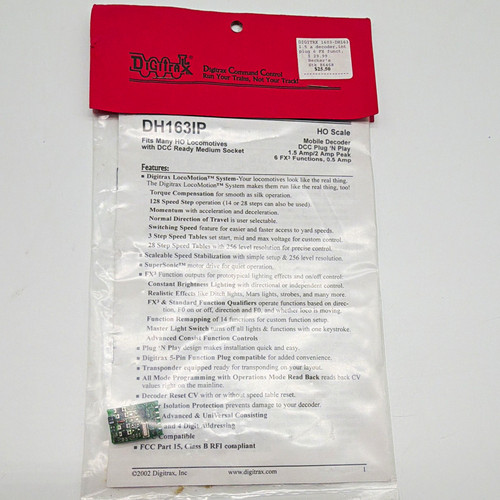 Digitrax dh163ip dcc - digitrax,