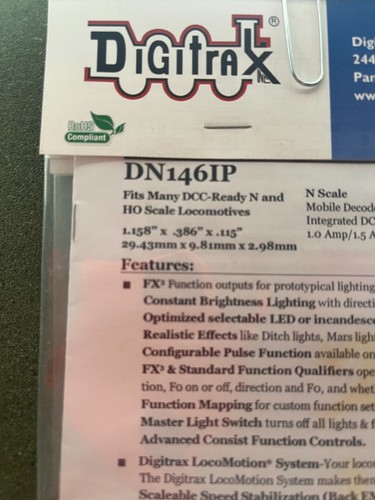 Digitrax dn146ip n - digitrax, scale