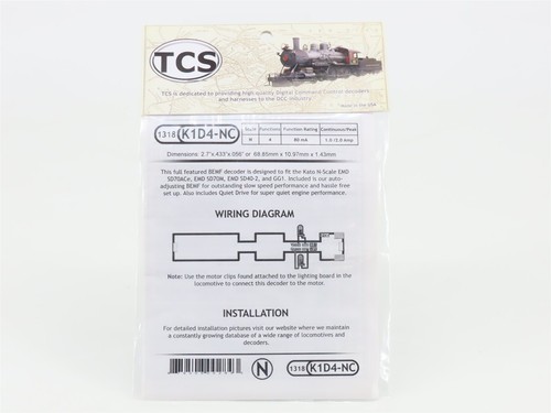 Tcs 1318 k1d4 - k1d4-nc, 4-function