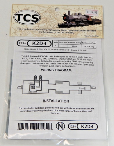 Tcs 1294 k2d4 - tcs, dcc